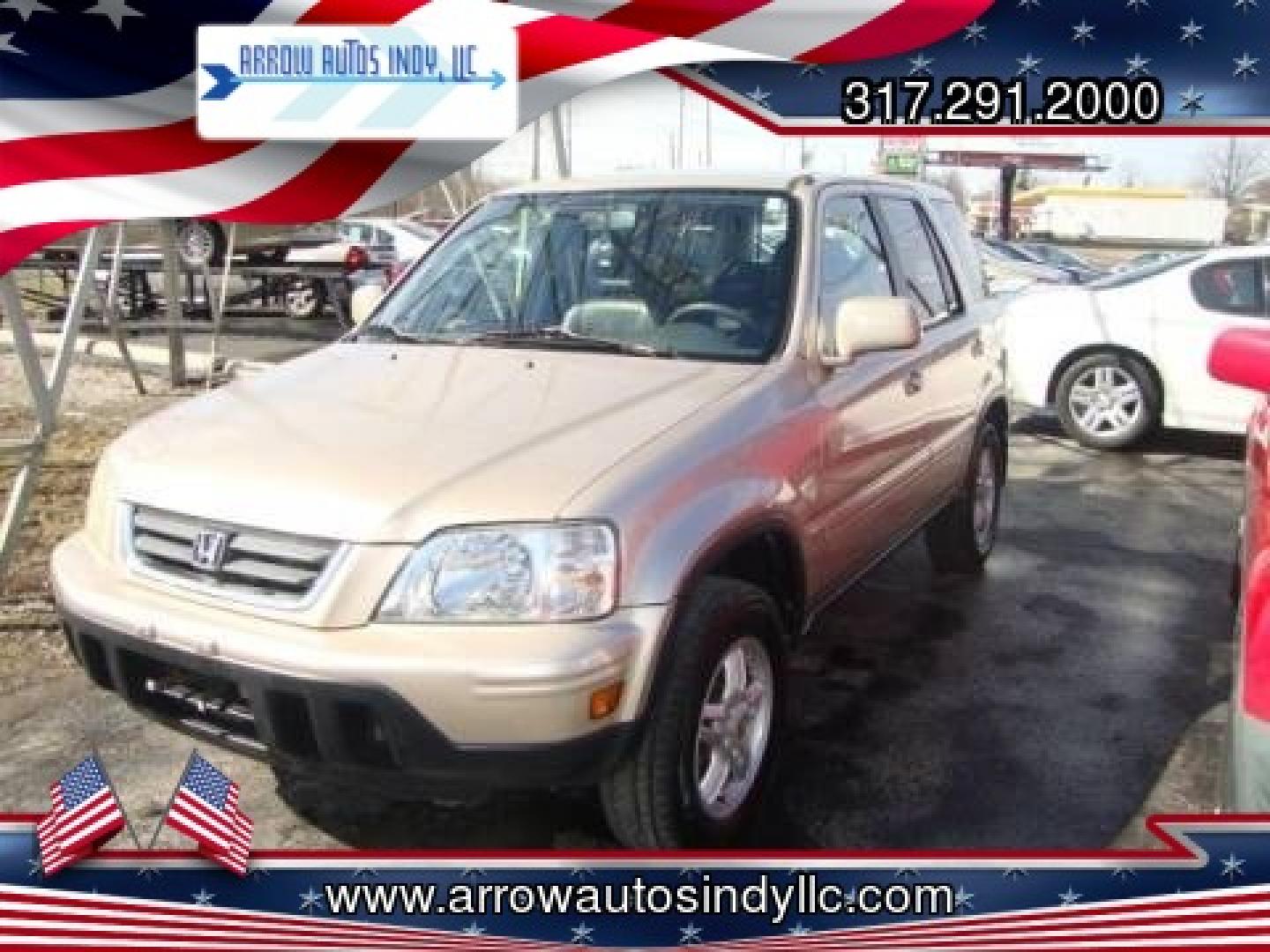 2000 Gold /BEIGE Honda CR-V SE 4WD (JHLRD1879YC) with an 2.0L L4 DOHC 16V engine, 4-Speed Automatic Overdrive transmission, located at 2710A Westlane Rd., Indianapolis, IN, 46268, (317) 291-2000, 39.885670, -86.208160 - Photo#0